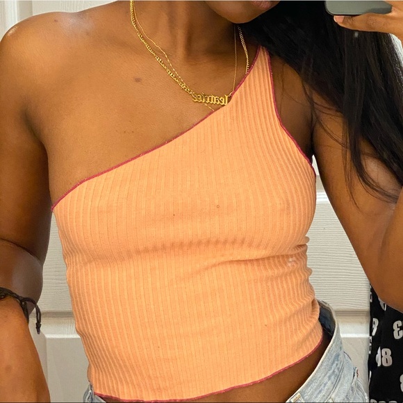 silence + noise Tops - ONE SHOULDER TANK
